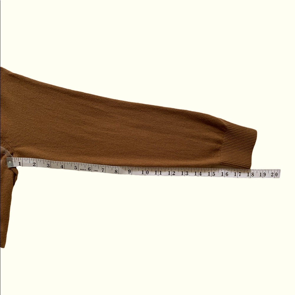 Talbots classy, brown sweater. Size LP. - Picture 6 of 7